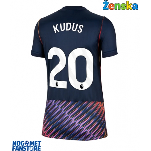 Tottenham Hotspur Mohammed Kudus #20 Gostujuci Dres za Ženska 2026-27 Kratak Rukav